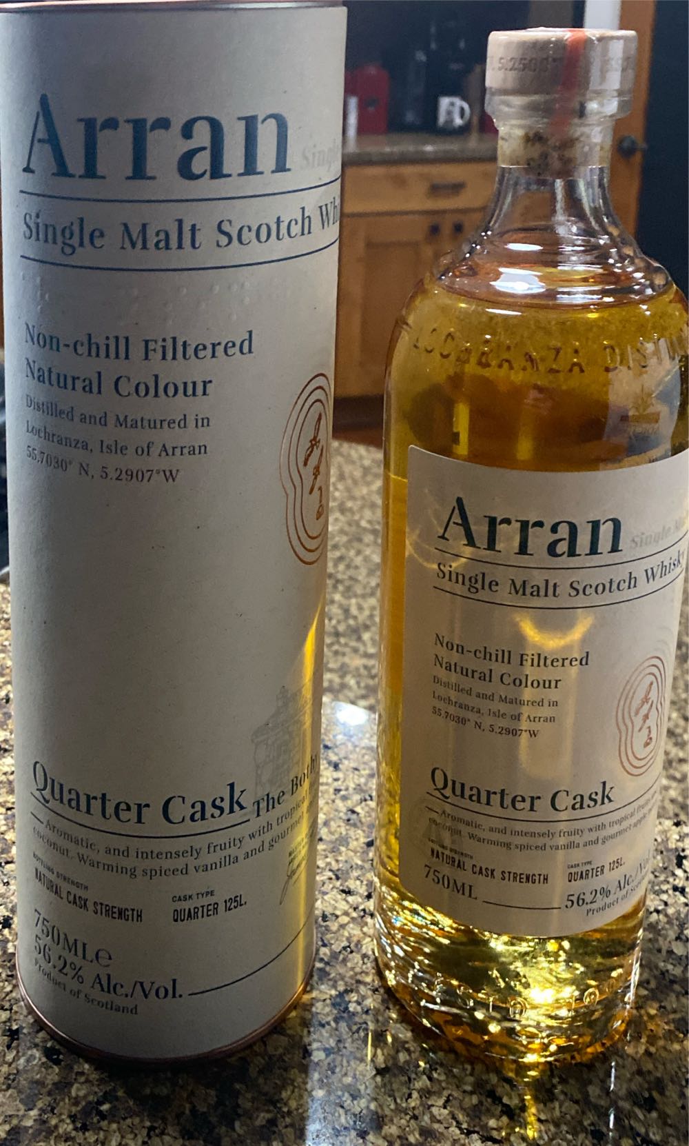 Arran Quarter Cask  alcohol collectible [Barcode 851805000678] - Main Image 2