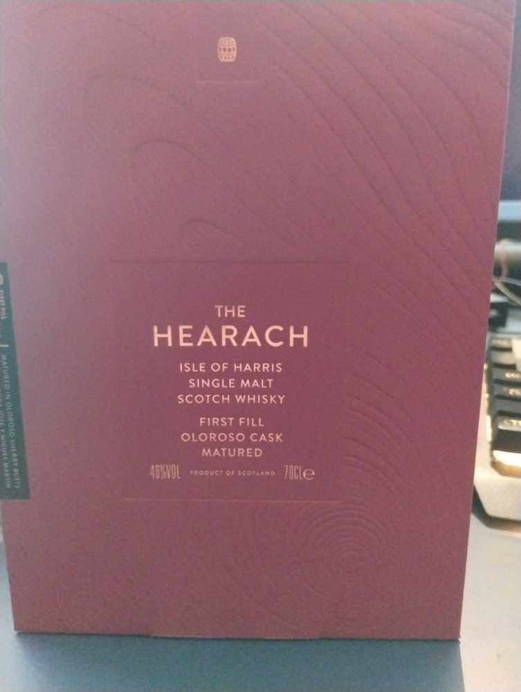 The Hearach First Fill Oloroso Cask Matured  - Isle Of Harris Distillery (700 mL) alcohol collectible [Barcode 5060527740242] - Main Image 2