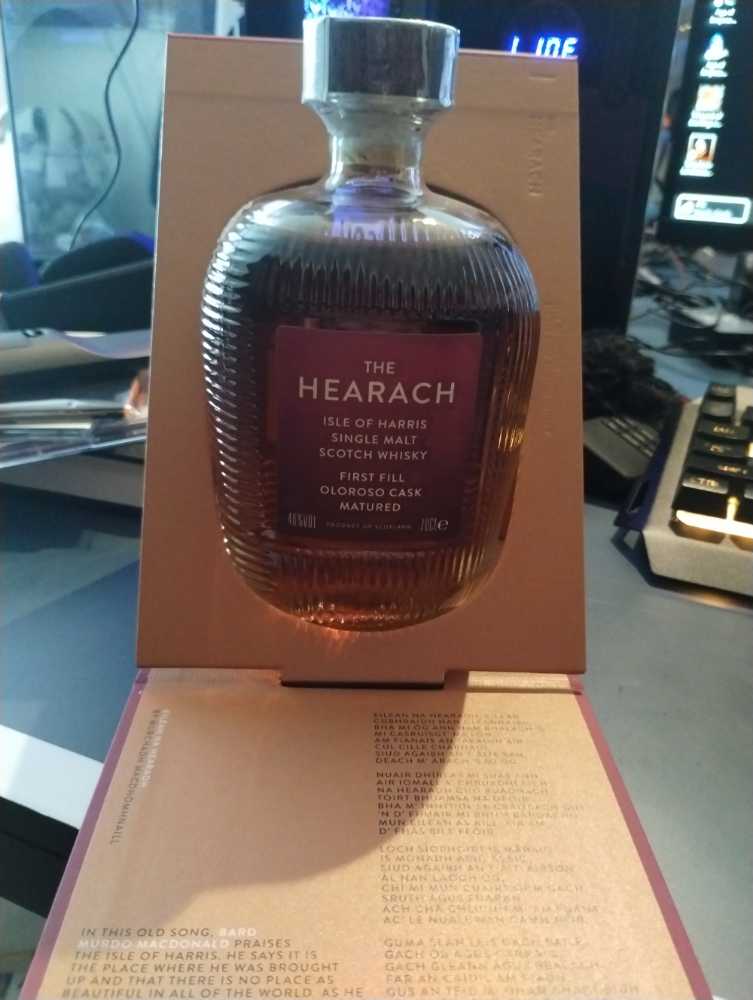 The Hearach First Fill Oloroso Cask Matured  - Isle Of Harris Distillery (700 mL) alcohol collectible [Barcode 5060527740242] - Main Image 4