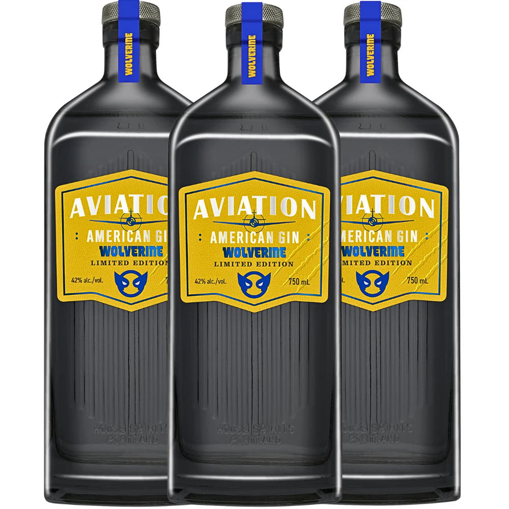 Wolverine Limited Edition Aviation Gin 750ml American - Avaition Gin (750 mL) alcohol collectible [Barcode 082000809937] - Main Image 3