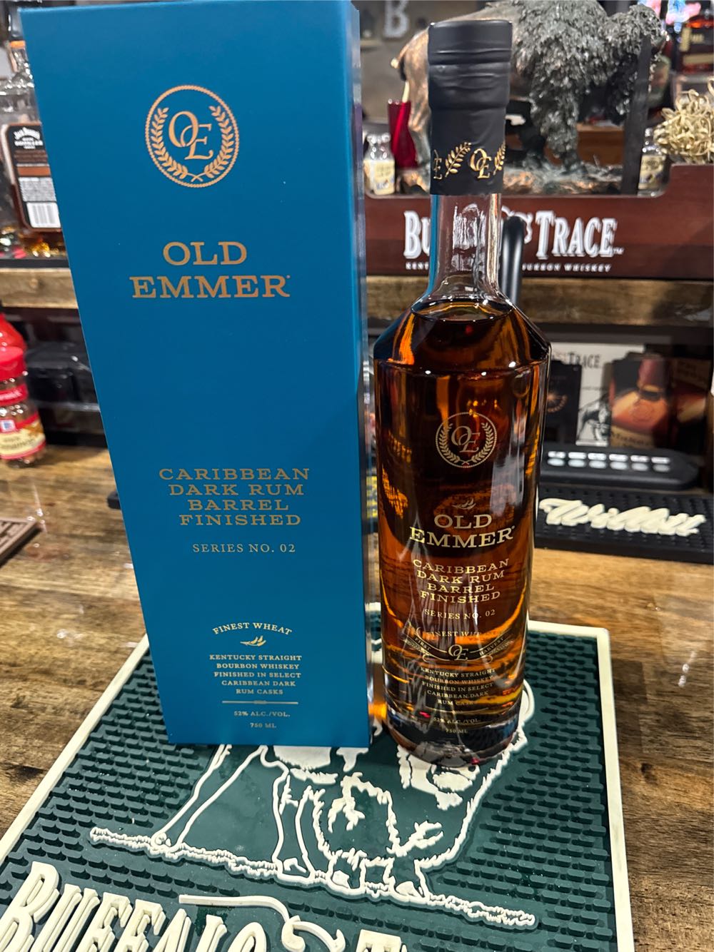 Old Emmer Caribbean Dark Rum Cask - Kentucky Whiskey Bottling (750 mL) alcohol collectible [Barcode 850040359183] - Main Image 3