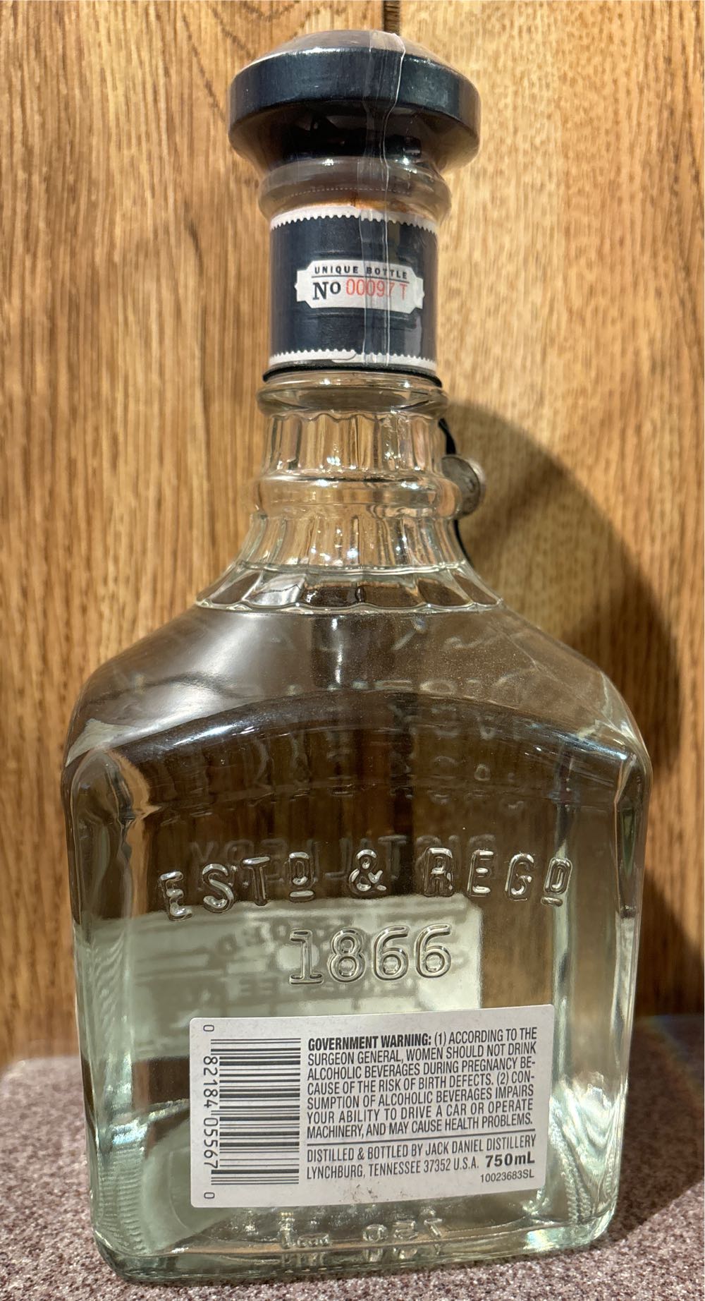 Jack Daniel’s Unaged Tennessee Rye - Jack Daniel’s Distillery, Lynchburg, TN (750 mL) alcohol collectible - Main Image 3