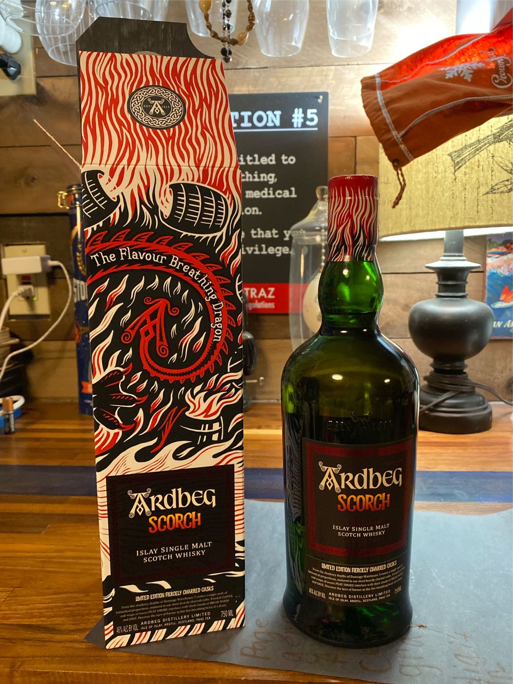 Ardbeg Scorch Limited Edition  - Ardbeg Distillery (750 mL) alcohol collectible [Barcode 081753834241] - Main Image 2