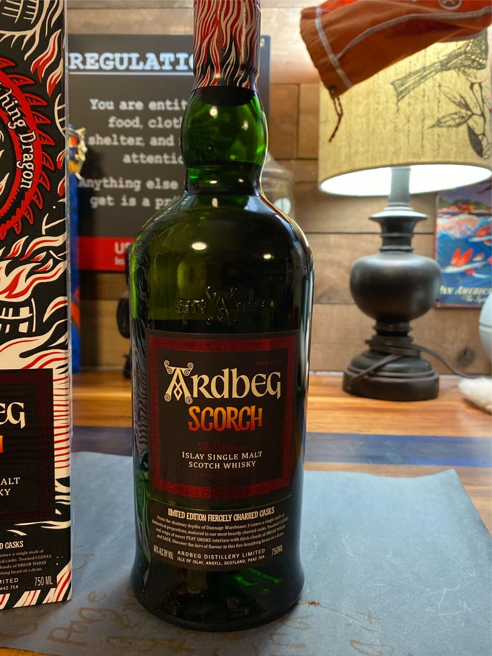 Ardbeg Scorch Limited Edition  - Ardbeg Distillery (750 mL) alcohol collectible [Barcode 081753834241] - Main Image 3
