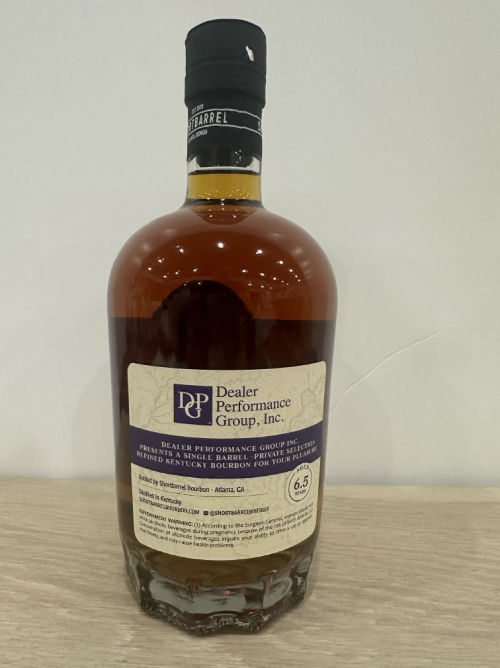 Shortbarrel Bourbon Cigar Batch - Shortbarrel (750 mL) alcohol collectible [Barcode 850044534166] - Main Image 2