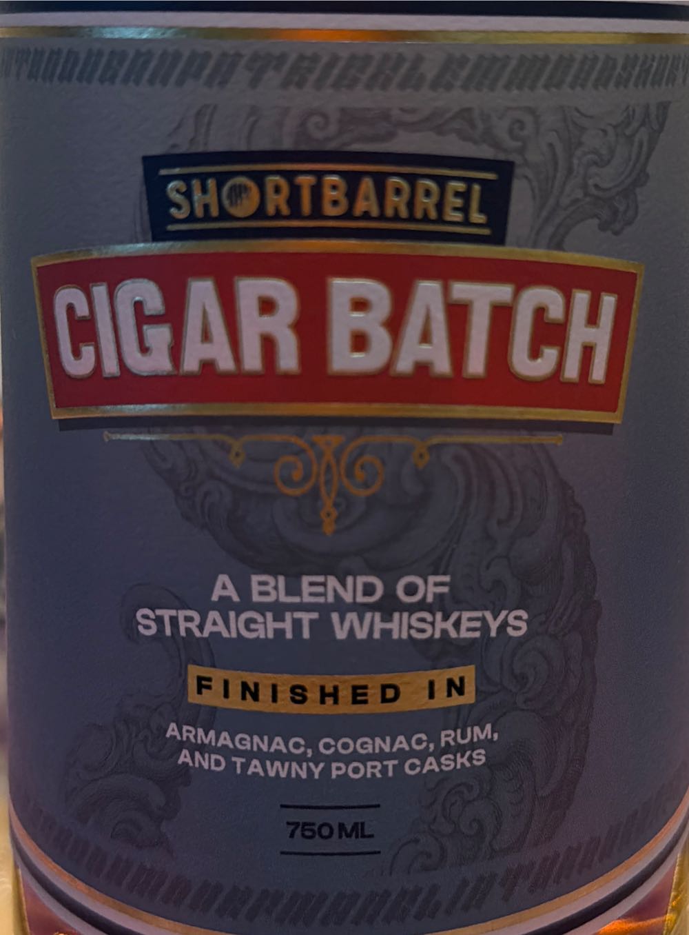 Shortbarrel Bourbon Cigar Batch - Shortbarrel (750 mL) alcohol collectible [Barcode 850044534166] - Main Image 4