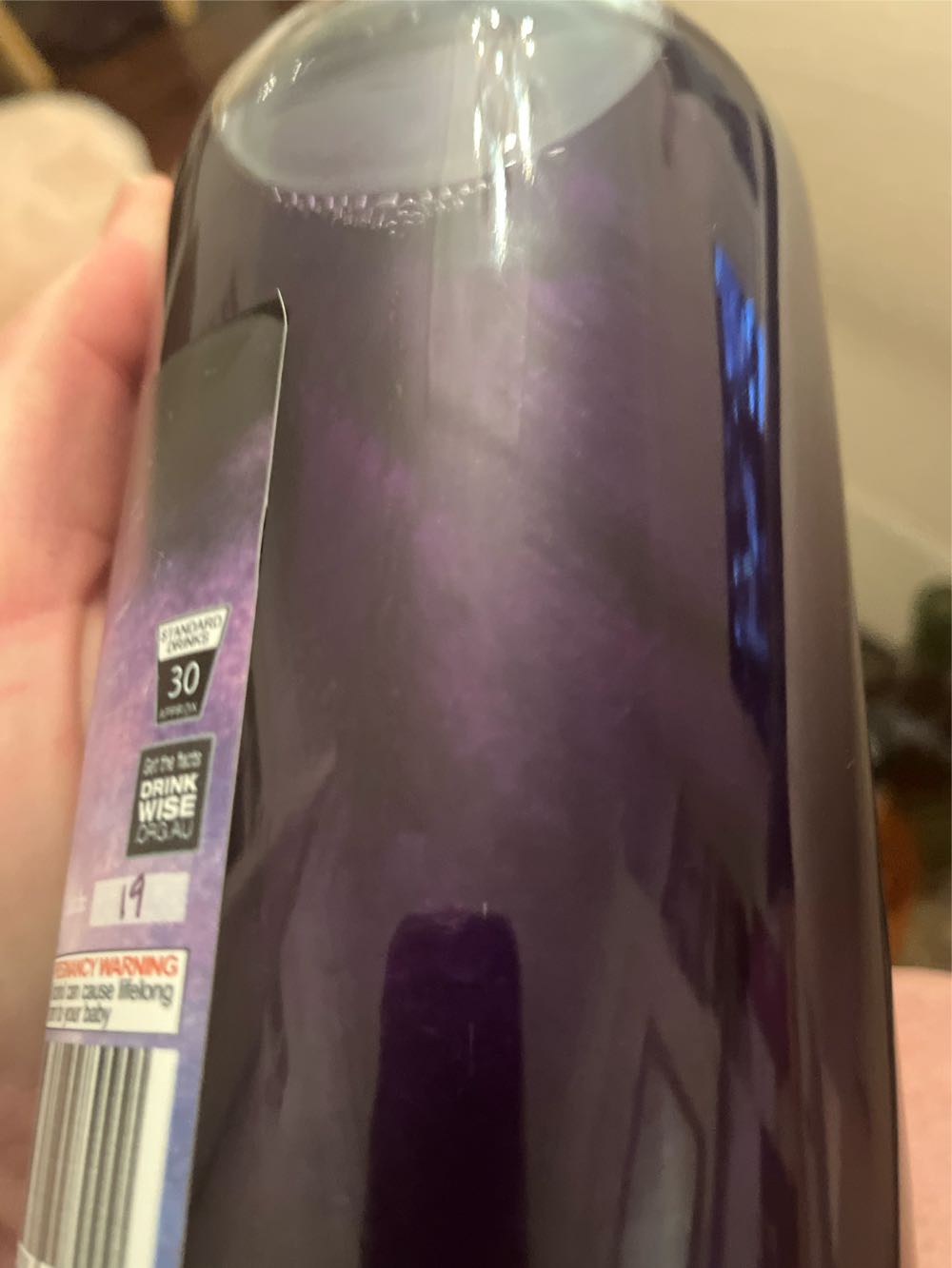 Purple grape vodka  (1000 mL) alcohol collectible [Barcode 793591928999] - Main Image 2