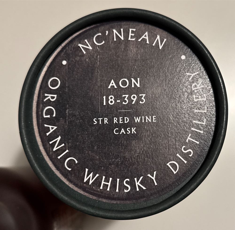 Nc’nean Single Malt Whisky AON Str Red Wine Cask - NCNEAN Destillery (700 mL) alcohol collectible [Barcode 5060608100446] - Main Image 2