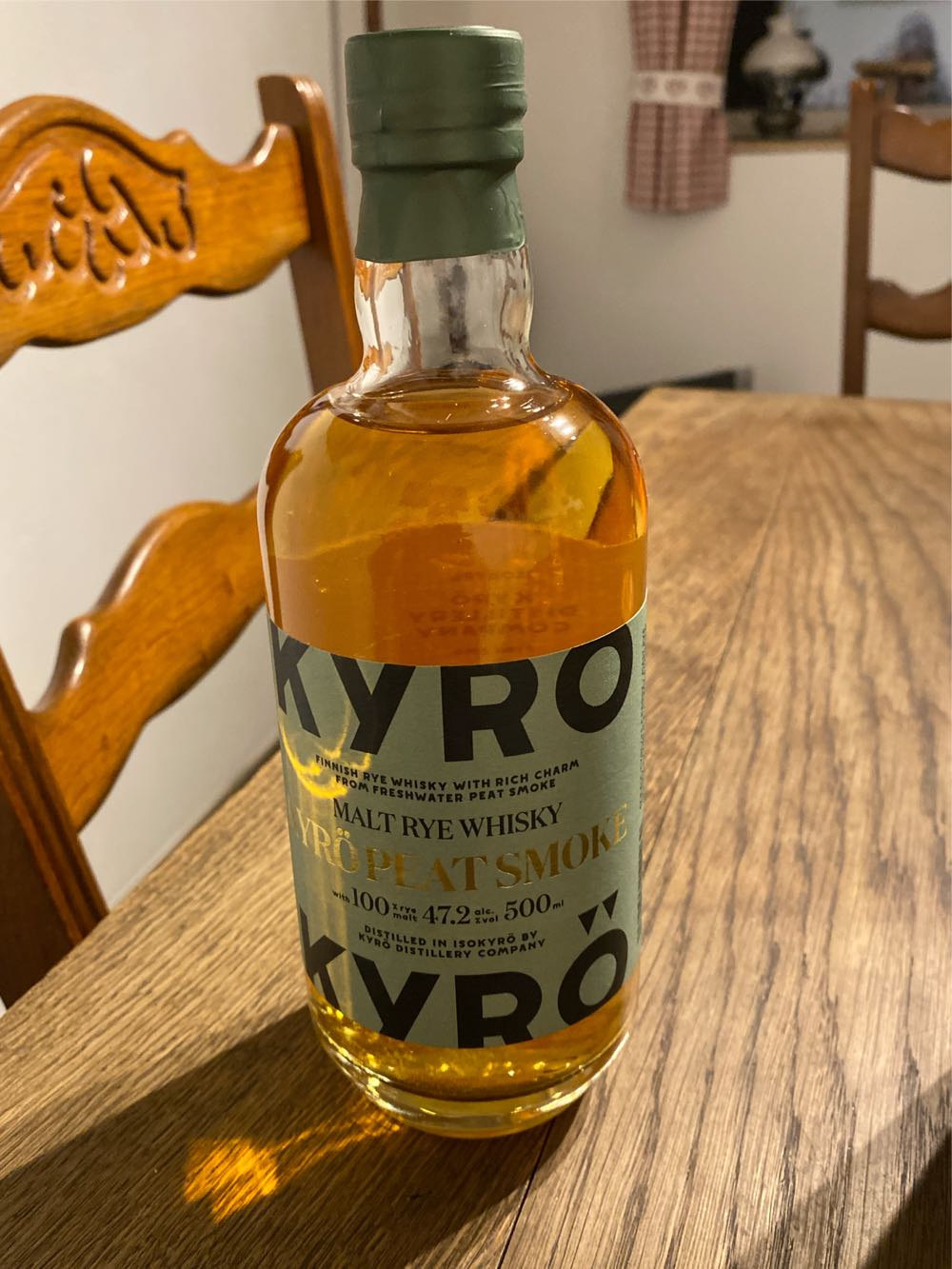 Kyrö Peat Smoke And Whisky Rye 472% 50cl Malt 05l Gb - Kyrö Distillery (500 mL) alcohol collectible [Barcode 6430055042269] - Main Image 4