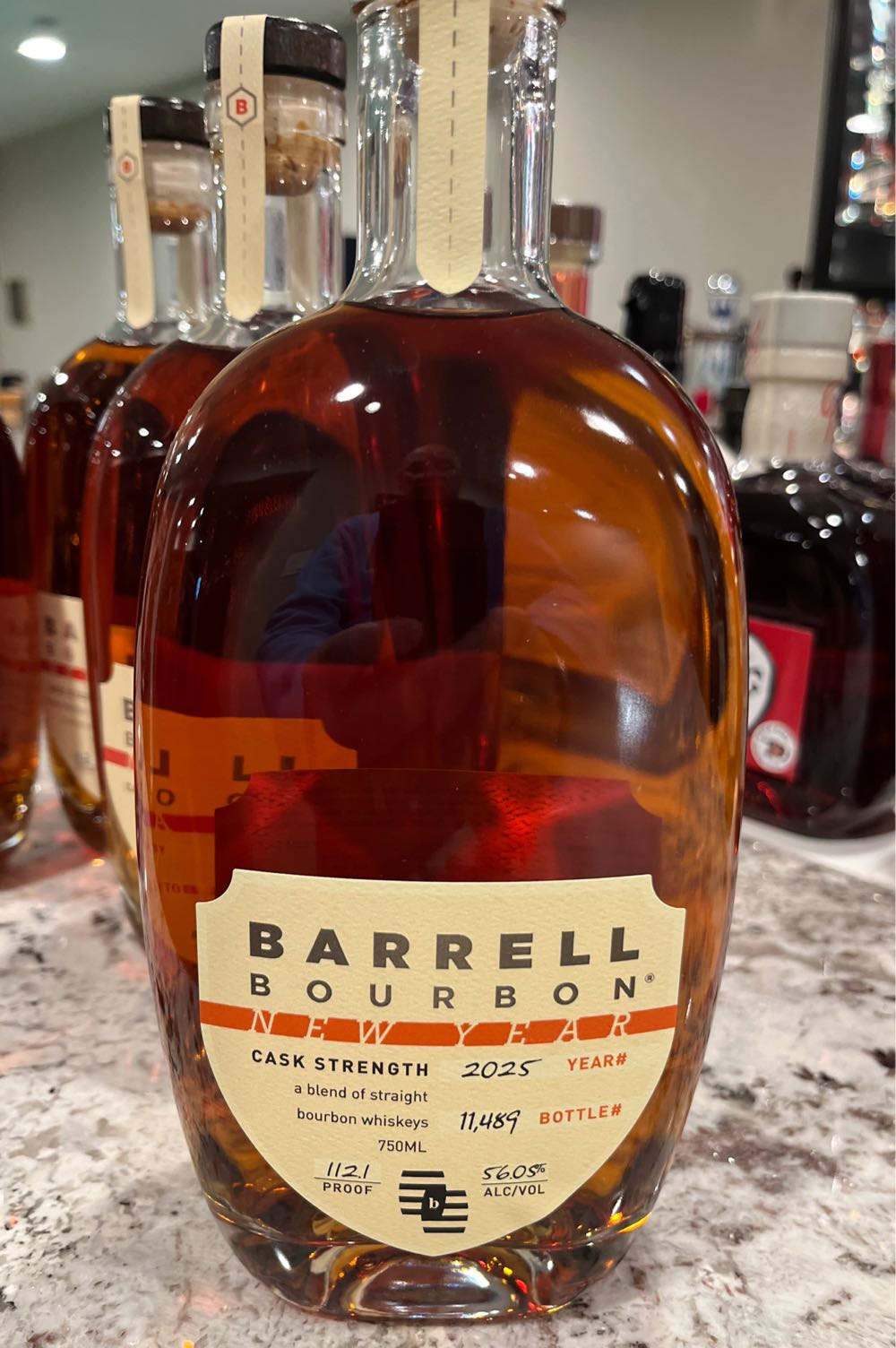 Barrell Bourbon New Year 2025 - Barrel Craft Spirits (750 mL) alcohol collectible [Barcode 850053456275] - Main Image 2