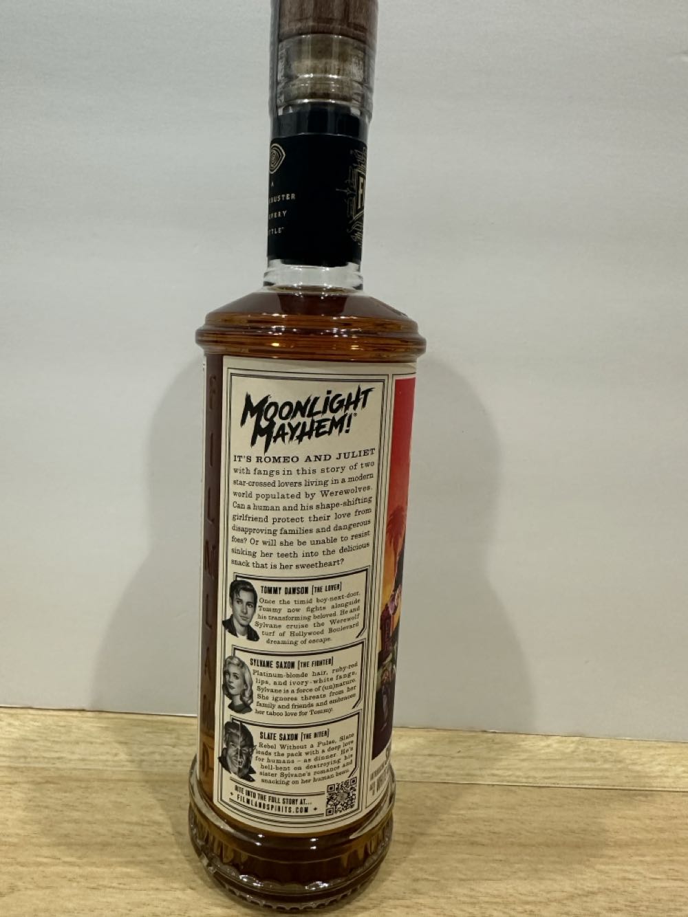 Filmland Spirits “ Moonlight Mayhem” - Filmland Spirits (750 mL) alcohol collectible [Barcode 794775881994] - Main Image 2