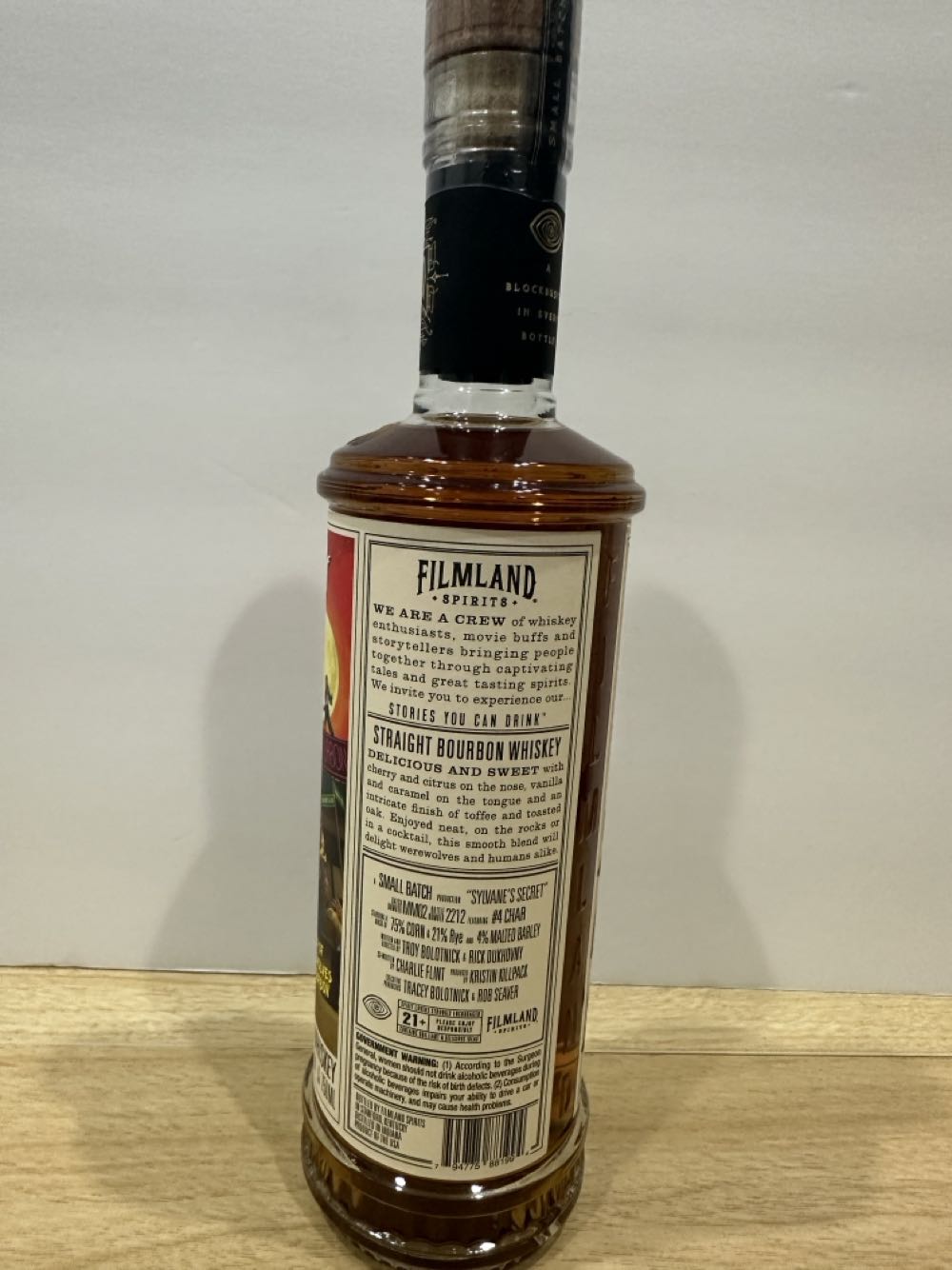 Filmland Spirits “ Moonlight Mayhem” - Filmland Spirits (750 mL) alcohol collectible [Barcode 794775881994] - Main Image 3