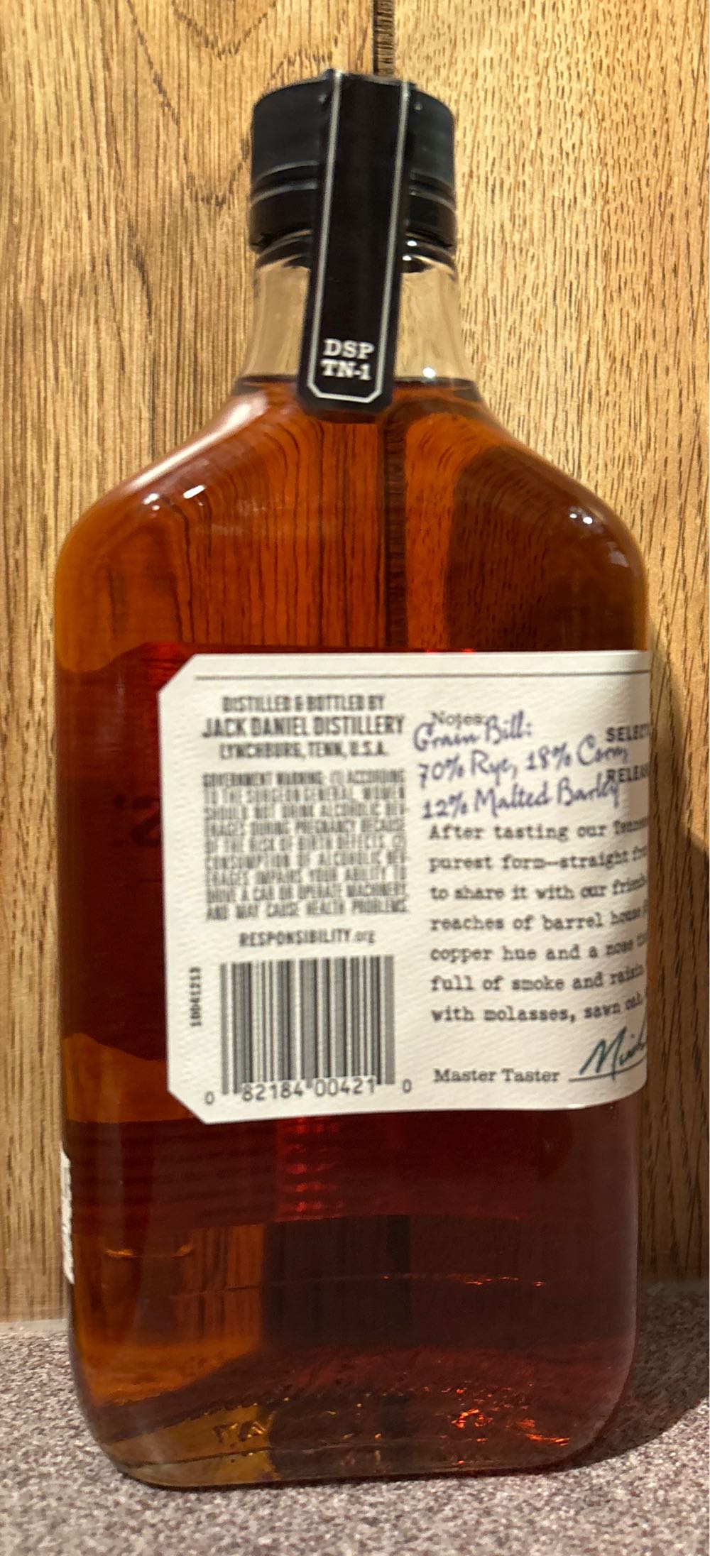 Jack Daniel’s Tennessee Tasters #004 - Jack Daniel’s Distillery, Lynchburg, TN (375 mL) alcohol collectible - Main Image 3