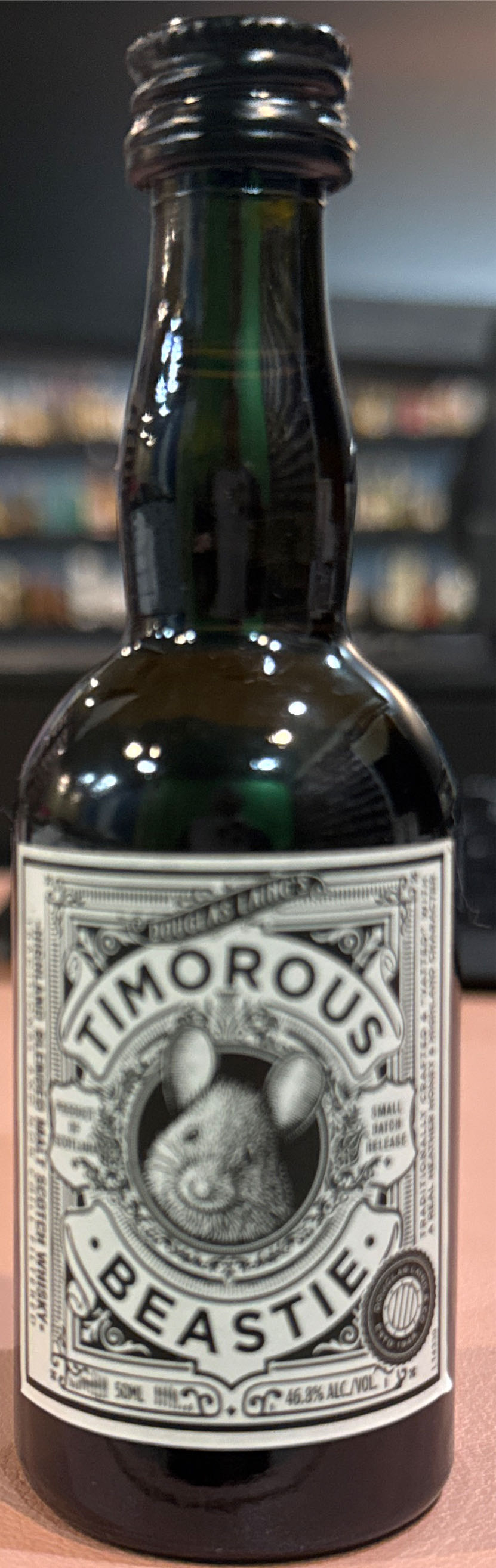 Whisky Timorous Beastie Dl 468% Mini Highland Malt 50ml  alcohol collectible [Barcode 5014218796599] - Main Image 2