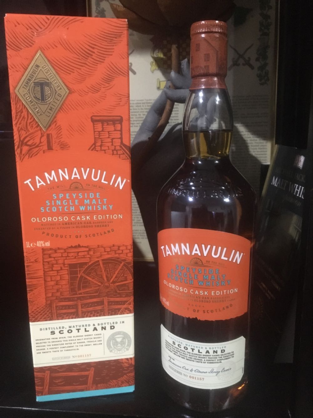 Tamnavulin Oloroso Cask Edition 1l 40% Gb 1 1000ml Liter - Tamnavulin (1000 mL) alcohol collectible [Barcode 5013967018686] - Main Image 2