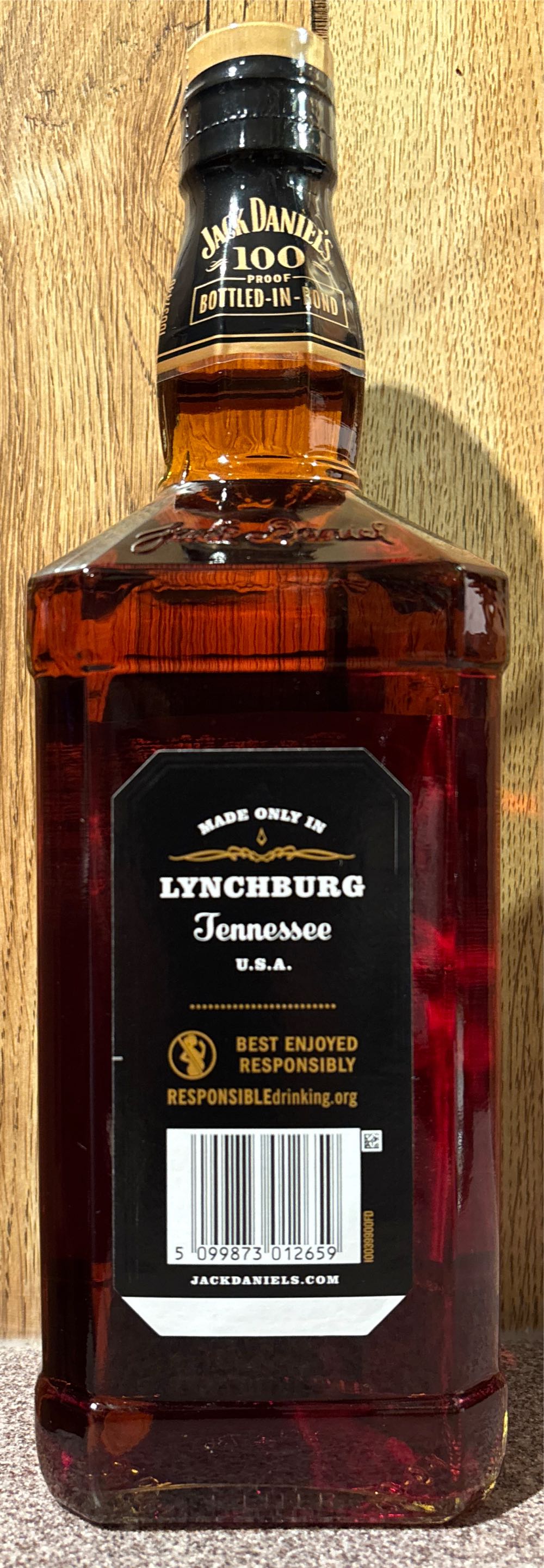 Jack Daniel’ Bottled In Bond - Jack Daniel’s Distillery, Lynchburg, TN (1 L) alcohol collectible - Main Image 3