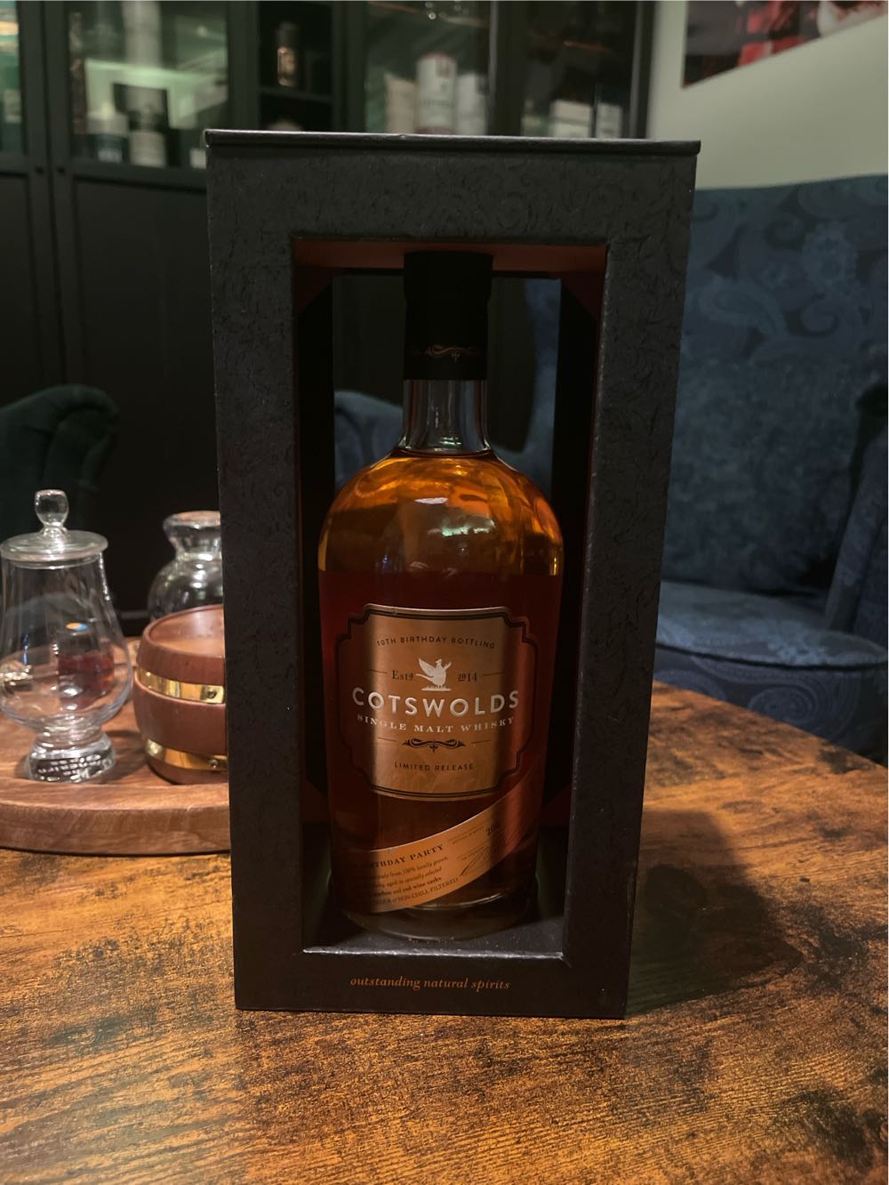 Cotswolds 10th Birthday Party Single Malt Whisky - The Cotswolds Distillery (700 mL) alcohol collectible [Barcode 5060404513037] - Main Image 2