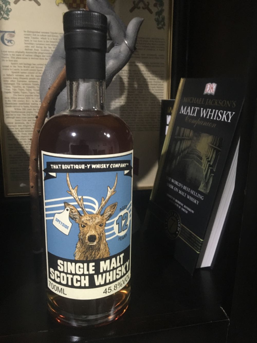 That Boutique-Y Whisky Company Speyside 12 Year Old Single  (700 mL) alcohol collectible [Barcode 5052598287726] - Main Image 2