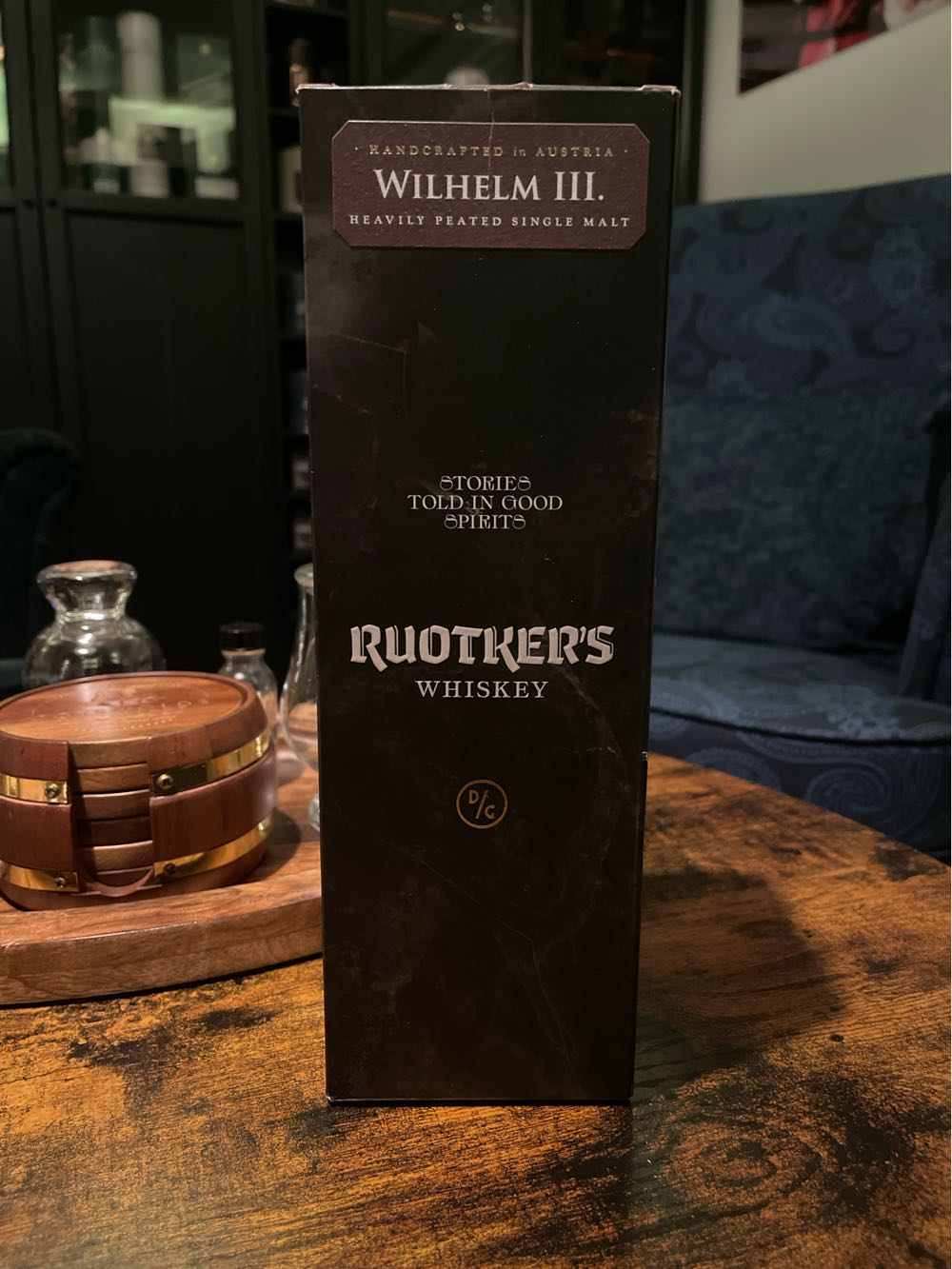 Ruotker’s Wilhelm III Single Malt Whiskey - David Golles House Of Whisky (700 mL) alcohol collectible [Barcode 9007203005321] - Main Image 2