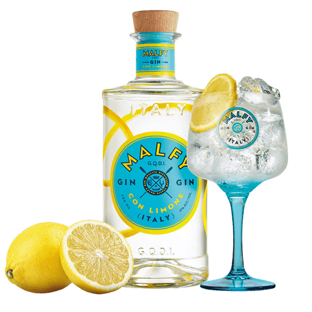 Malfy Gin Malfy Limone - Pernod Ricard Italia (700 mL) alcohol collectible [Barcode 5000299296363] - Main Image 2