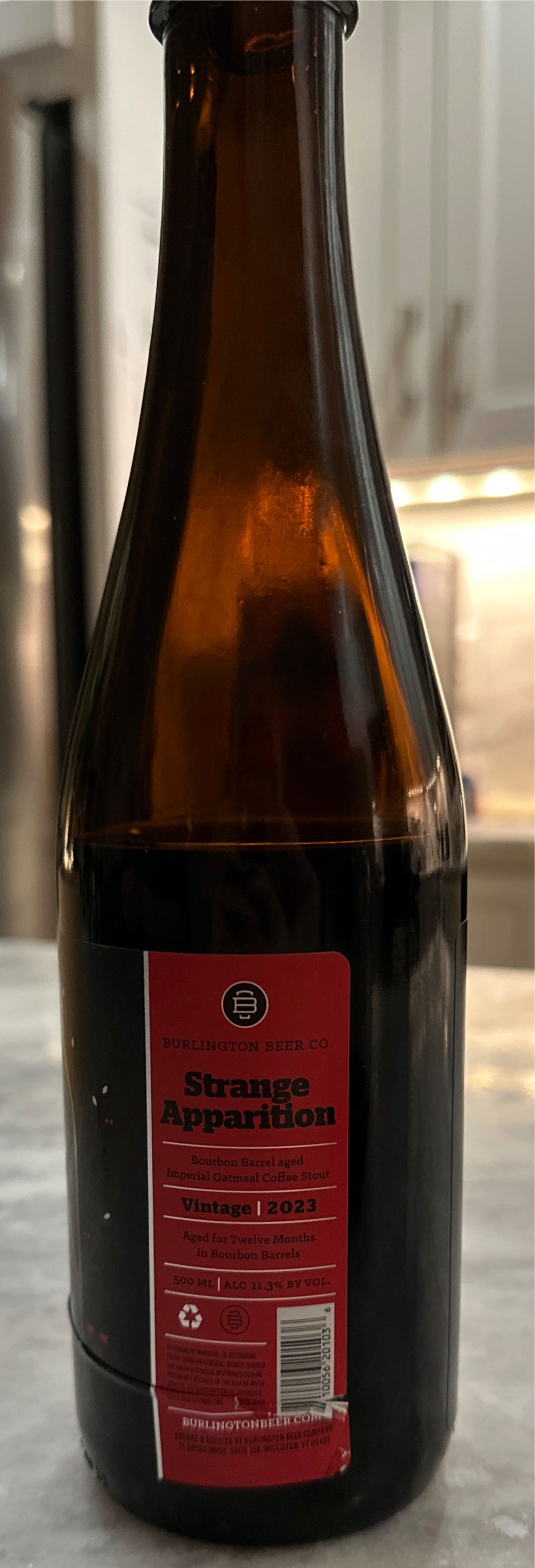 Strange Apparition - Burlington Beer Company alcohol collectible - Main Image 2