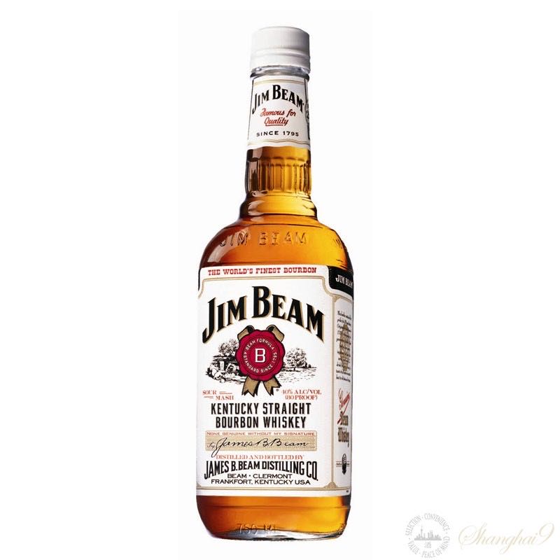 Jim Beam Kentucky Straight Bourbon - James Beam Distilling Co. (700 mL) alcohol collectible [Barcode 080686000389] - Main Image 2