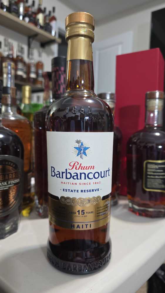 Rhum Barbancourt 15 Years Haitian Reserve Rum - La Societe Du Rhum Barbancourt (750 mL) alcohol collectible [Barcode 689768813208] - Main Image 2