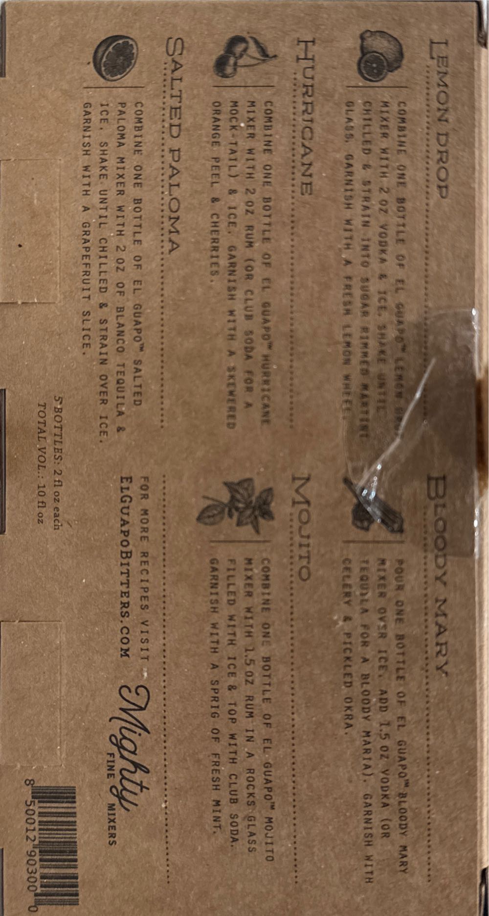 Craft Cocktail Mixers Gift - El Guapo Bitters alcohol collectible [Barcode 850012903000] - Main Image 2