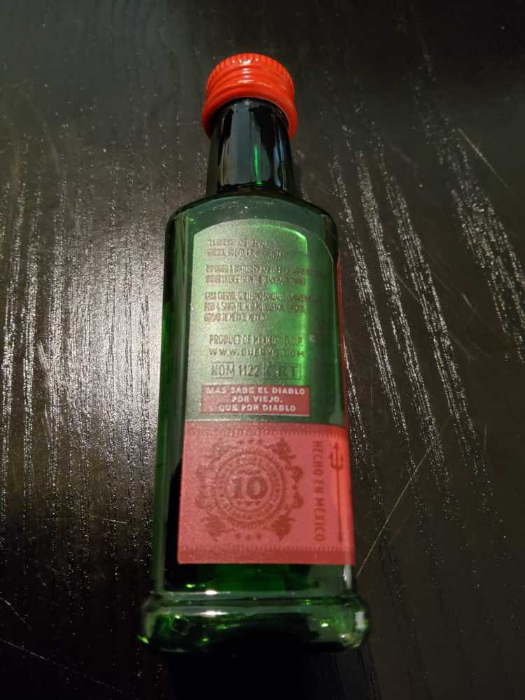 Jose Cuervo Devils Reserve - José Cuervo Distillery (50 mL) alcohol collectible [Barcode 818844028063] - Main Image 3