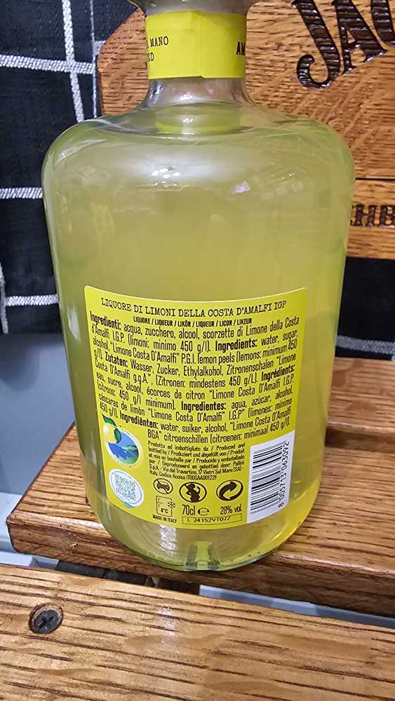 Limoni Della Costa AMAMALFI  (70 mL) alcohol collectible [Barcode 8005713063092] - Main Image 2
