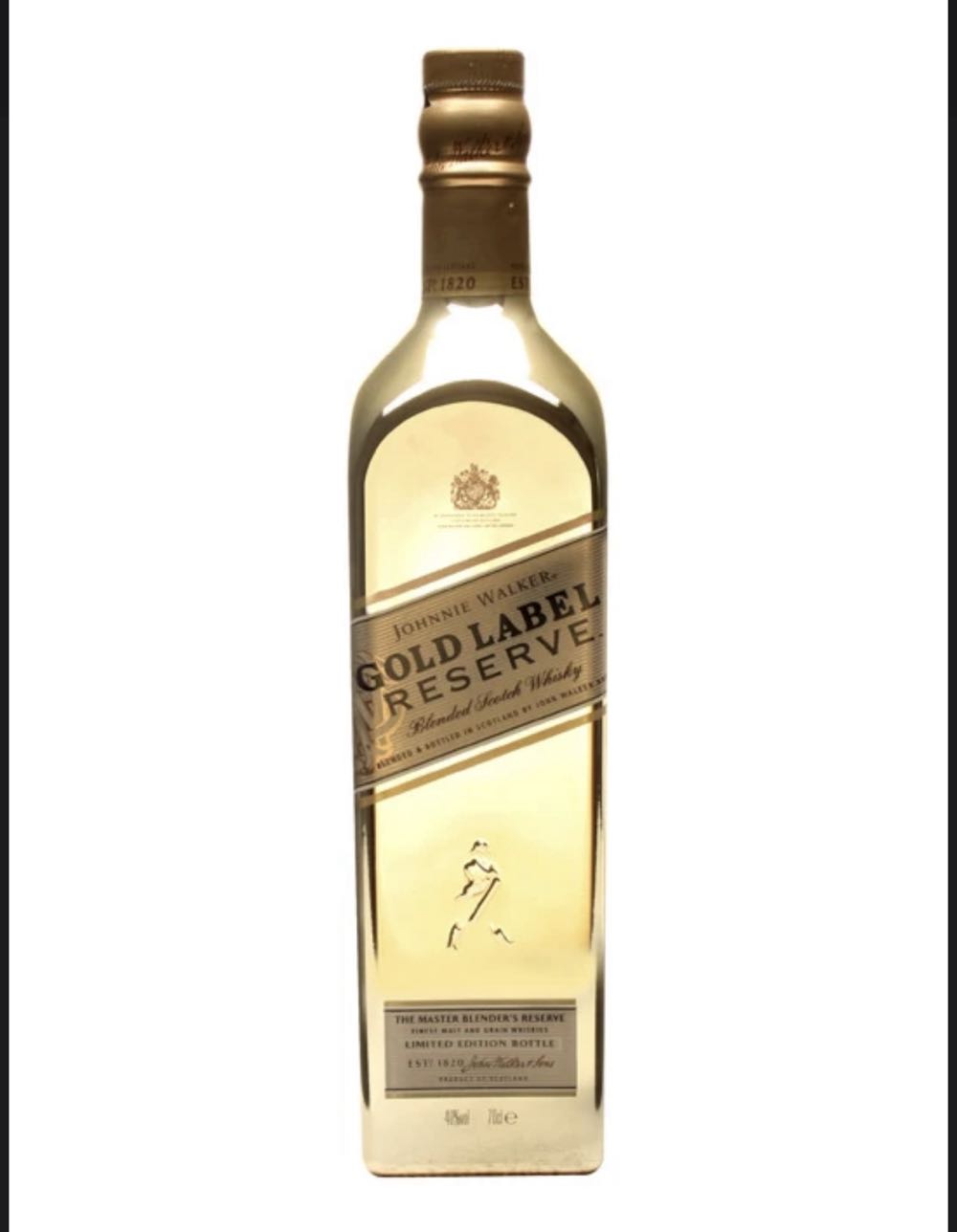Johnnie Walker Gold Label Reserve  (750 mL) alcohol collectible [Barcode 088076179356] - Main Image 3