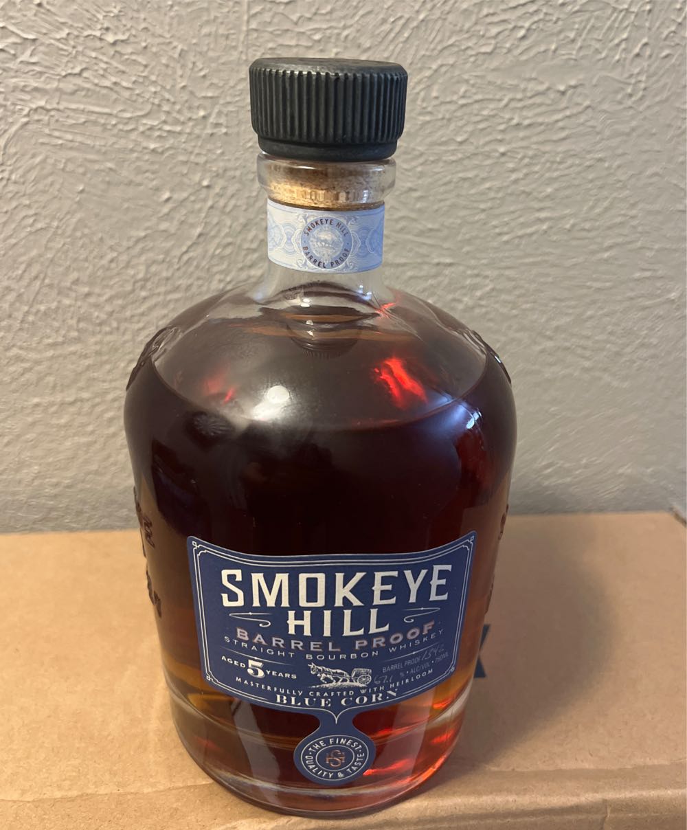 Smokeye Hill Barrel Proof Bourbon Whiskey 750ml Straight - Ross & Squibb Distillery (750 mL) alcohol collectible [Barcode 793888144446] - Main Image 2