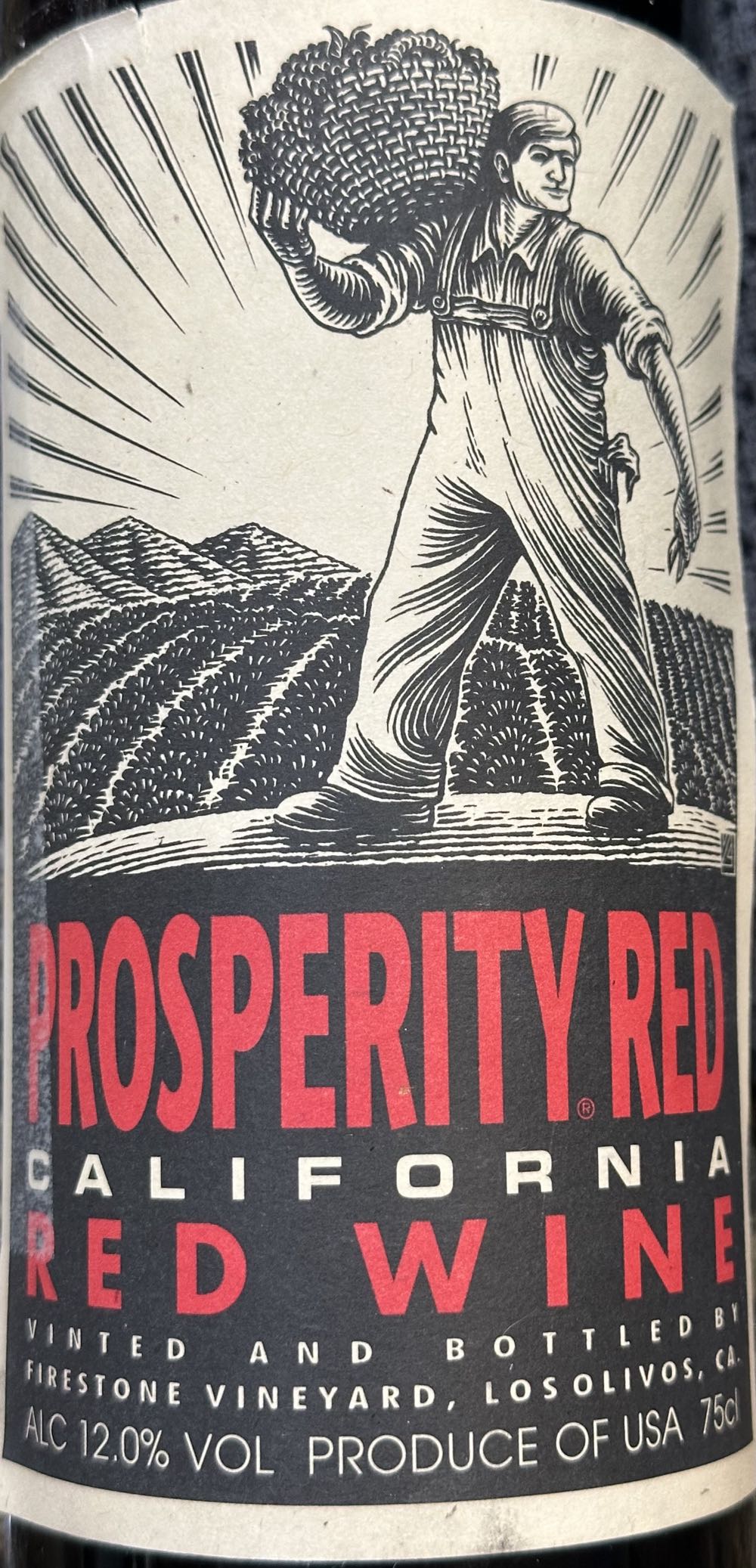Prosperity Red - Firestone Vineyard (750 mL) alcohol collectible - Main Image 2