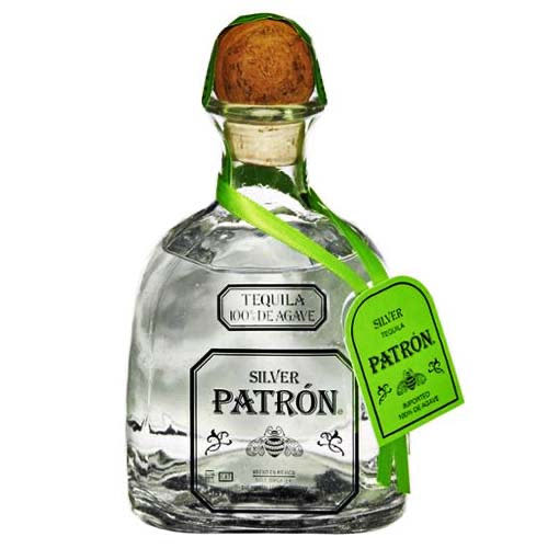 Silver Patron Tequila 375ml - Hecho En Mexico (375 mL) alcohol collectible - Main Image 2