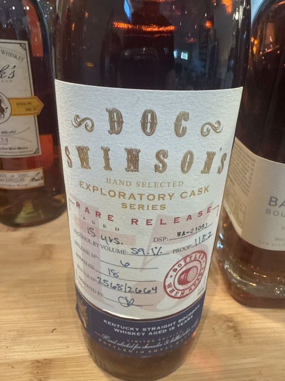 Nashville Barrel Company Cask Strength Bourbon Whiskey 750ml Straight Co. 750