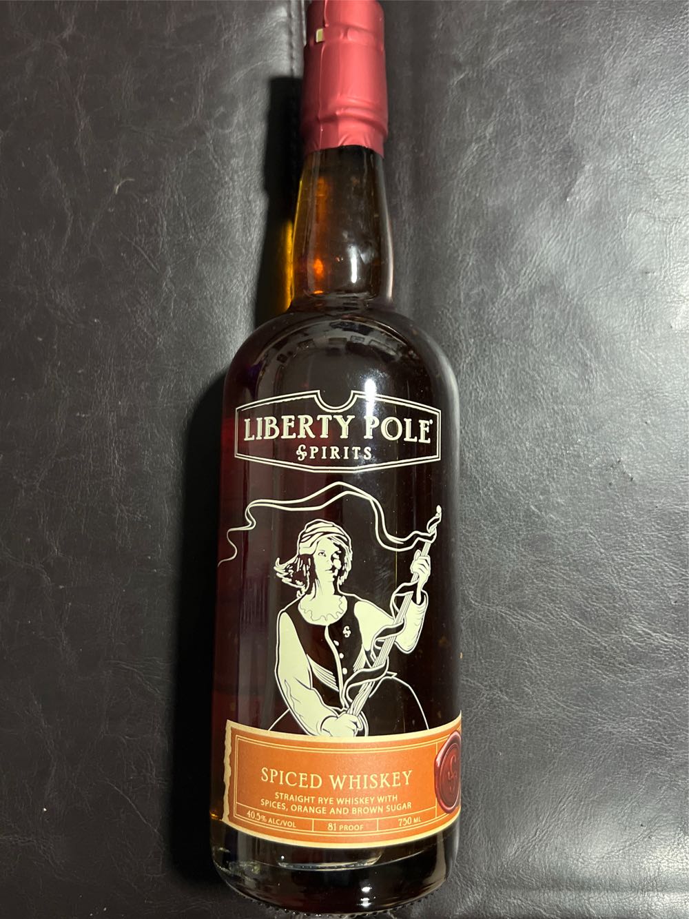 Liberty Pole – Spiced Whiskey  (750 mL) alcohol collectible [Barcode 750253303952] - Main Image 2