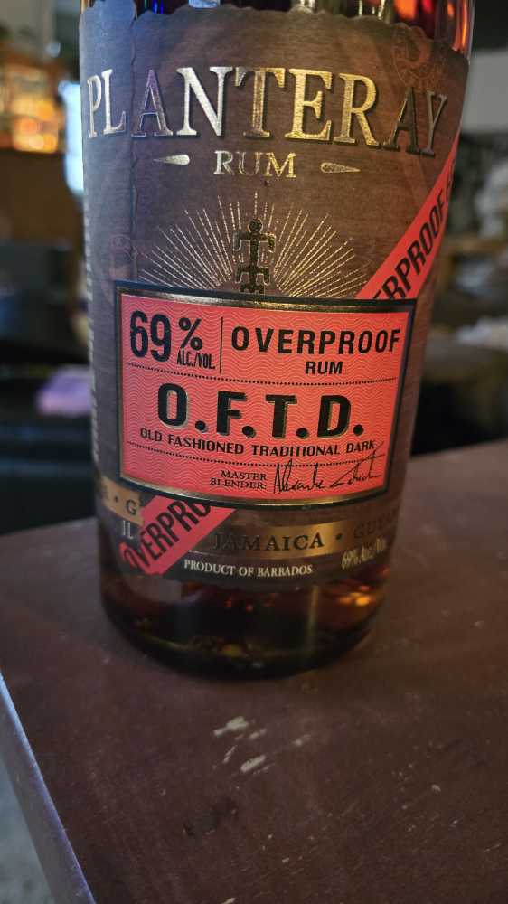 Planteray OFTD Overproof Rum - Maison Ferrand (1 L) alcohol collectible [Barcode 695521154846] - Main Image 2