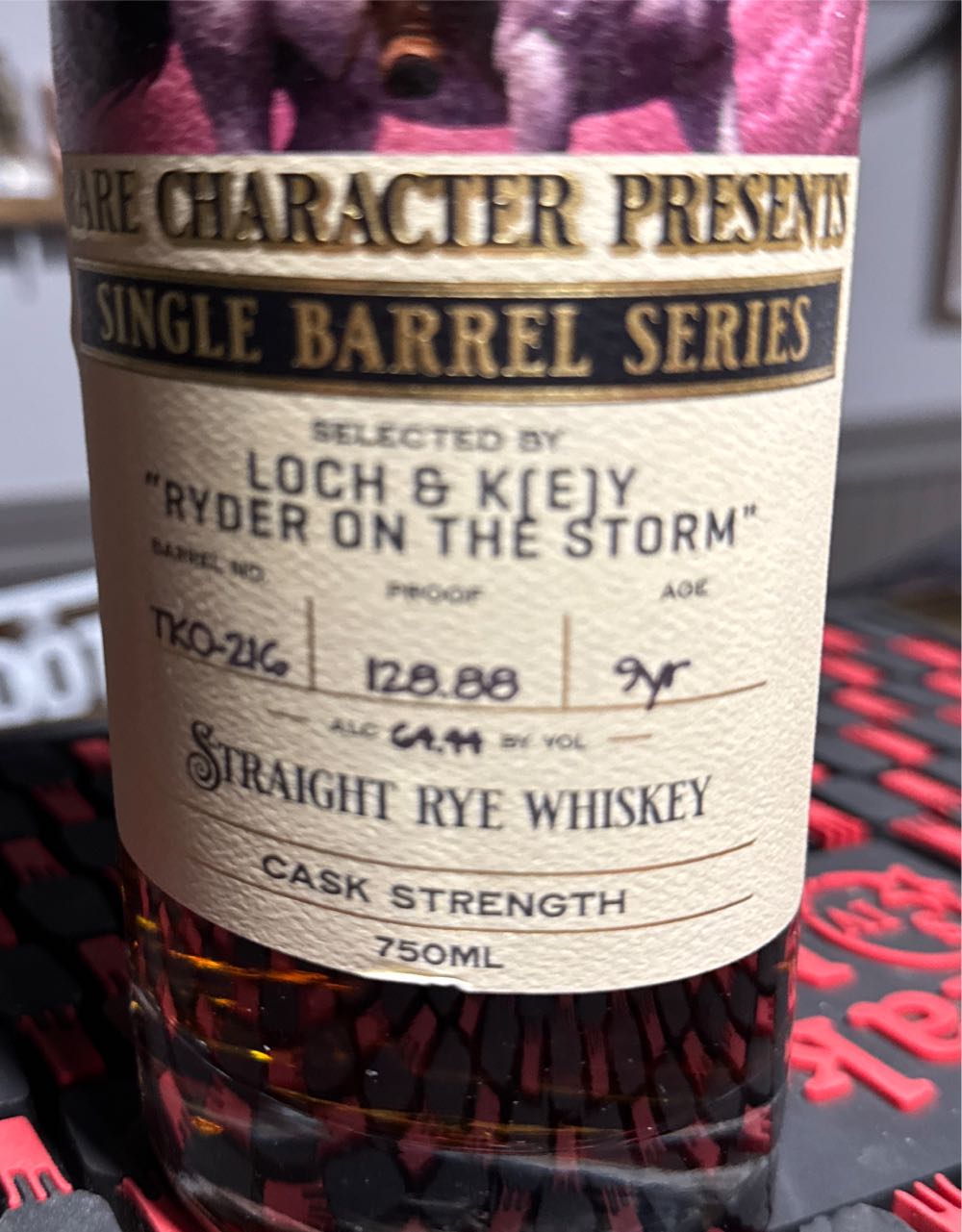 Rare Character L&K Ryder On The Storm - Rare Character Whiskey Co (750 mL) alcohol collectible [Barcode 810096406385] - Main Image 2