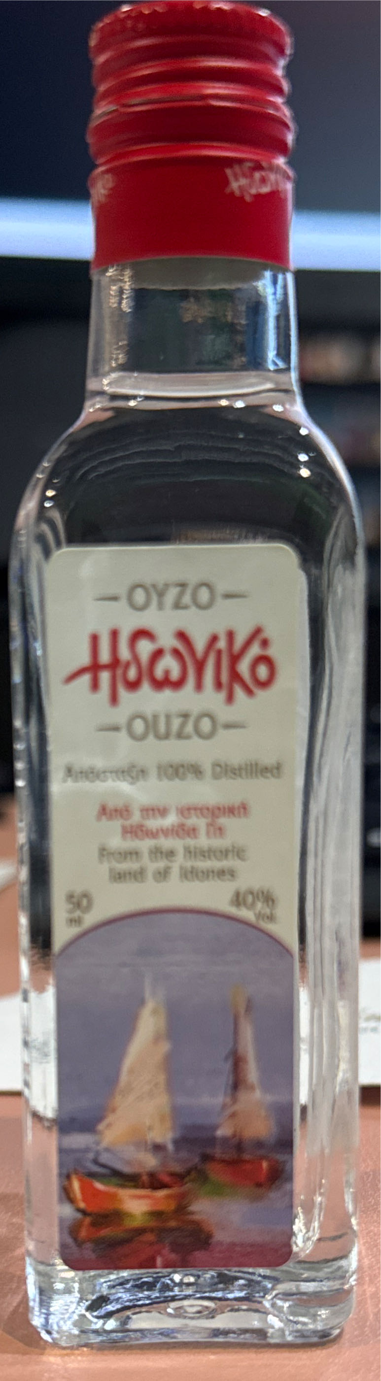 ΗΔΩΝΙΚΟ 50ml ΟΥΖΟ  alcohol collectible [Barcode 5202207630515] - Main Image 2