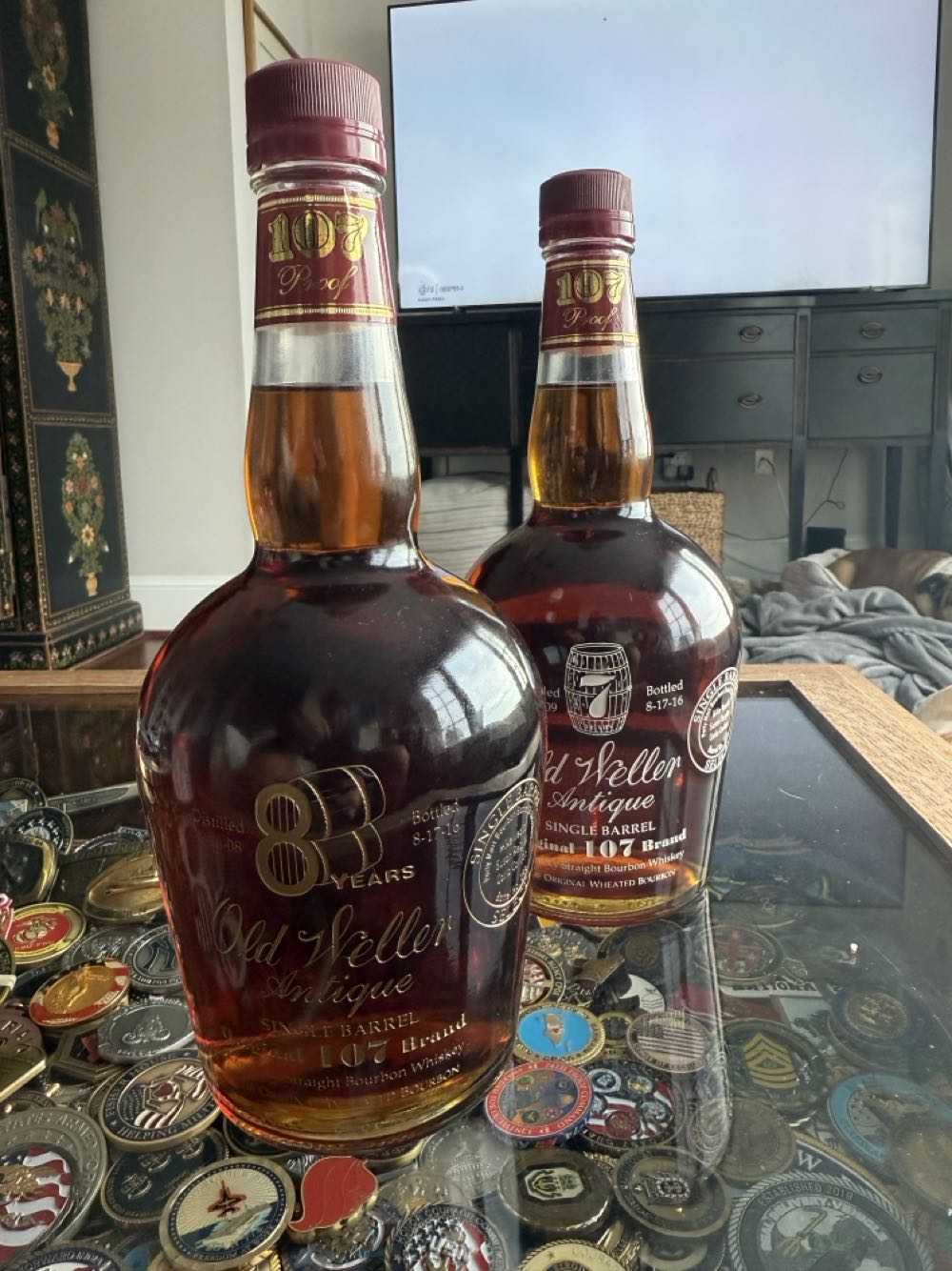 Old Weller Antique Etched Set 2016 - W L Weller And Sons (750 mL) alcohol collectible - Main Image 4