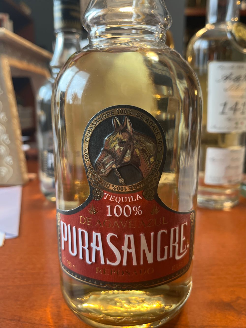 Purasangre Tequila Reposado - NOM 1146 (750 mL) alcohol collectible [Barcode 741638122022] - Main Image 2