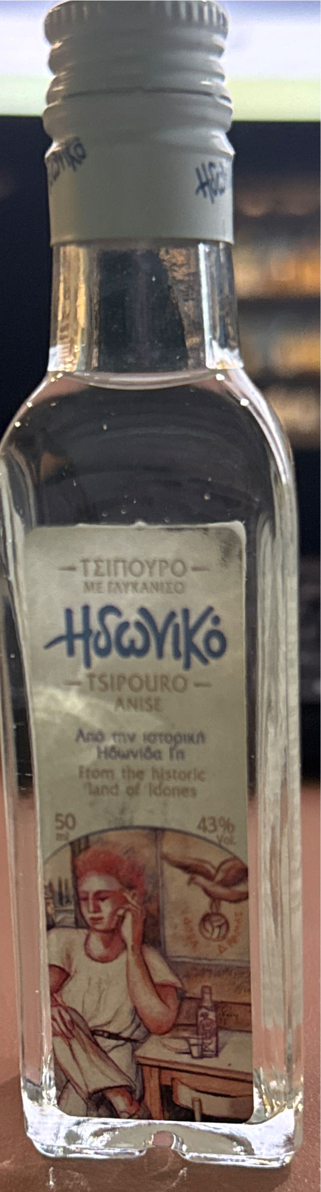 ΤΣΙΠΟΥΡΟ ΗΔΩΝΙΚΟ ΜΕ ΓΛΥΚ ΜΙΝΙΑΤΟΥΡΑ 40% 005l  alcohol collectible [Barcode 5202207620516] - Main Image 2