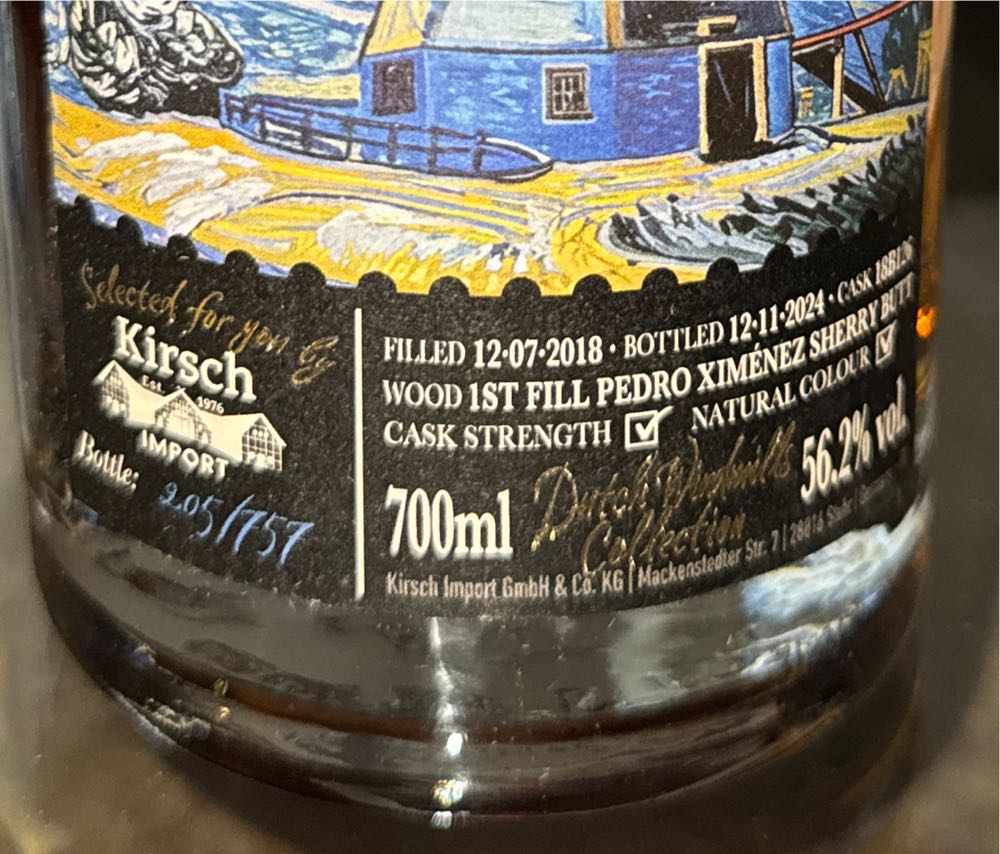 Millstone Unpeated No. 2 6 Years - zuidam distillers (700 mL) alcohol collectible - Main Image 2