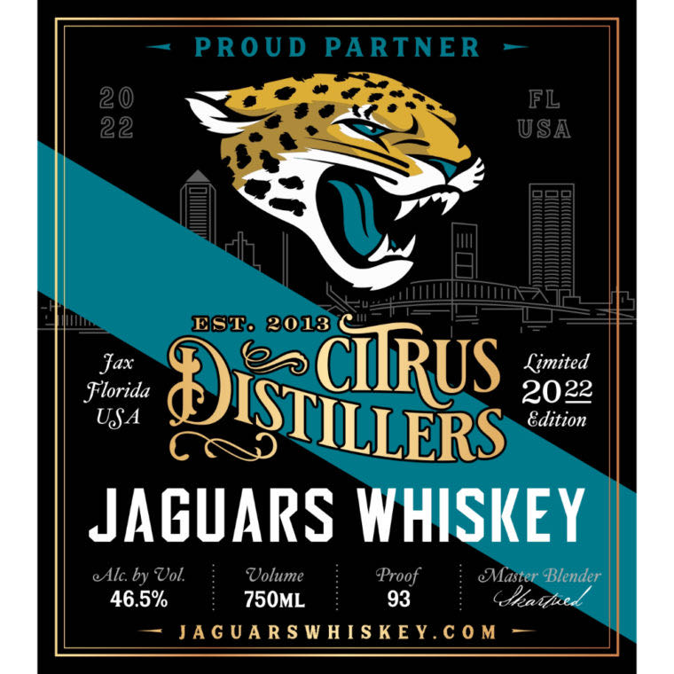 Citrus Jaguar Whiskey - Citrus Distillers LLC (750 mL) alcohol collectible [Barcode 850026363708] - Main Image 2
