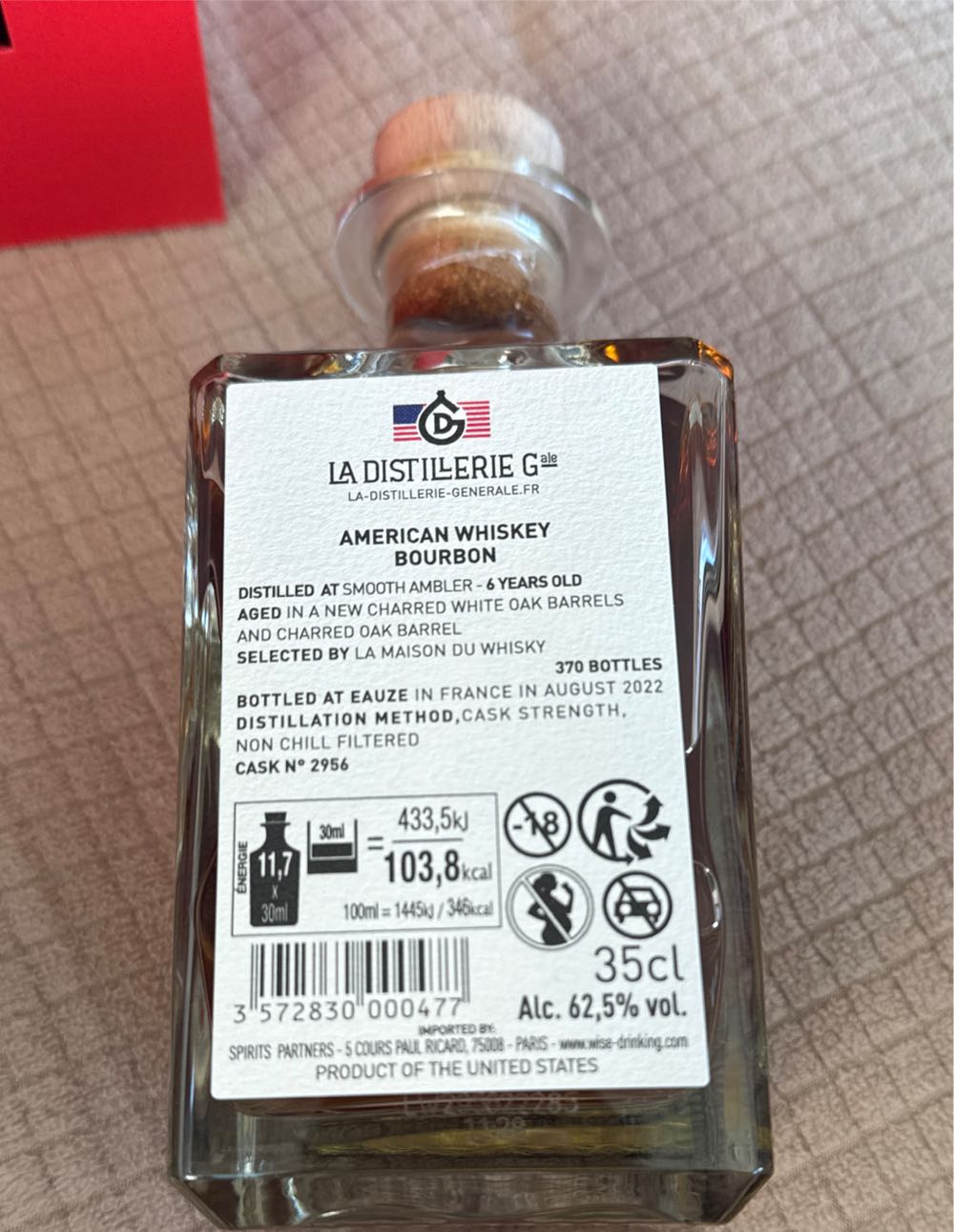 LMDW La Distillerie Smooth Ambler 6yr - Smooth Ambler (350 mL) alcohol collectible [Barcode 3572830000477] - Main Image 2