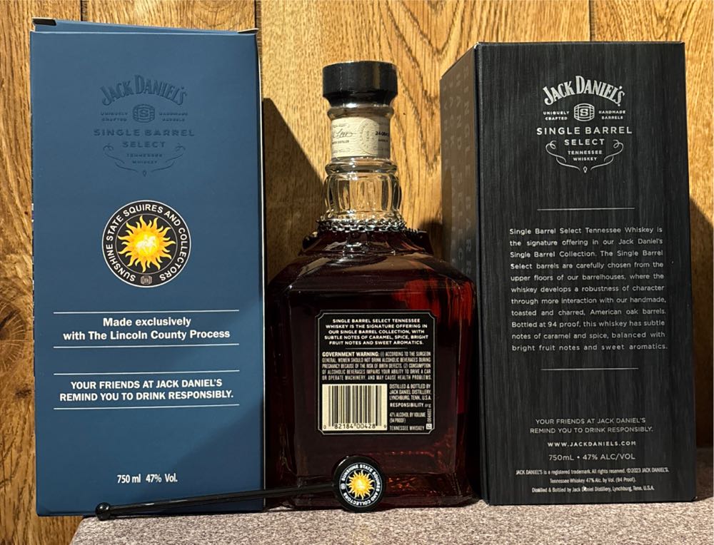 Jack Daniel’s Single Barrel Select - Jack Daniel’s Distillery, Lynchburg, TN (750 mL) alcohol collectible - Main Image 3