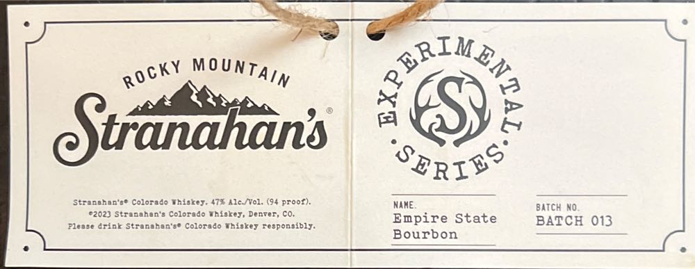 Stranahan’s Colorado Whiskey : Batch 13 - Stranahan’s (375 mL) alcohol collectible - Main Image 2