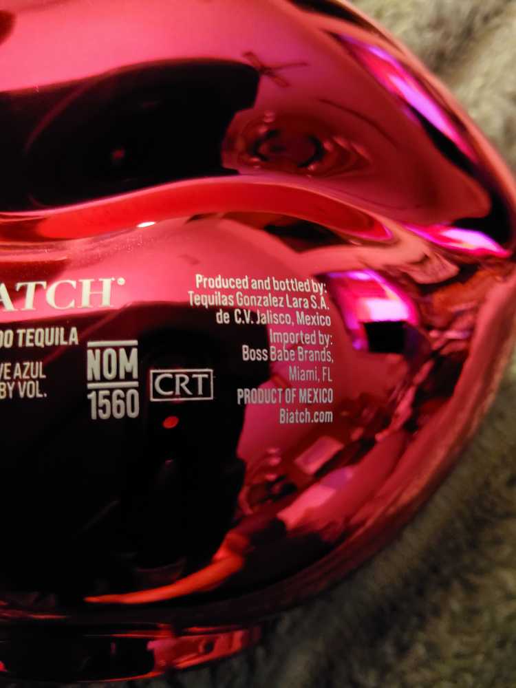 BIATCH - Tequilas Gonzalez Lara S. A. (100 mL) alcohol collectible - Main Image 3