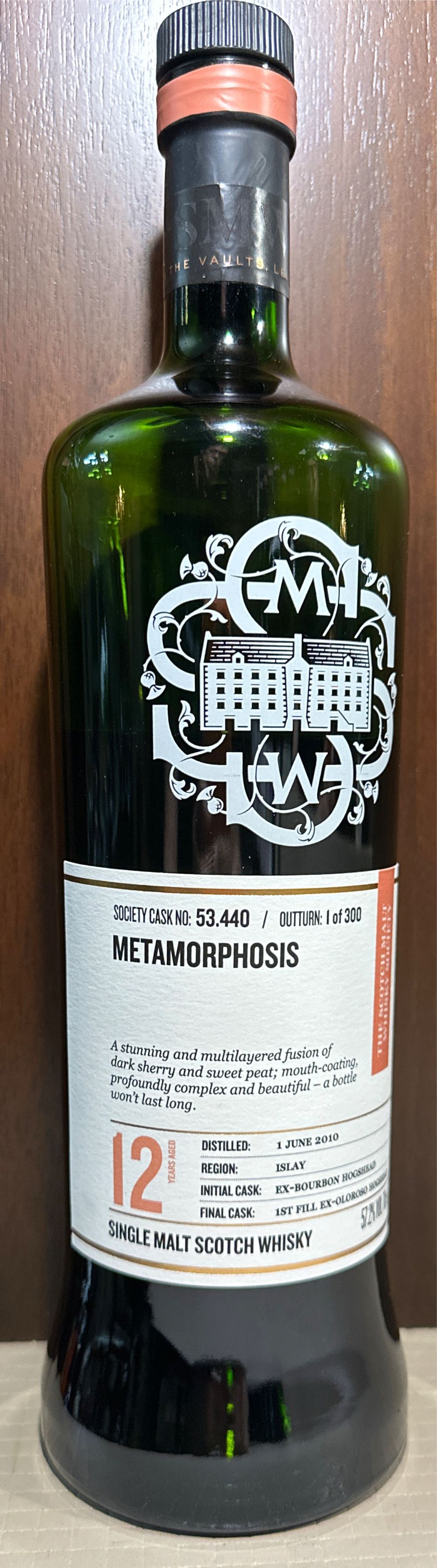 Caol Ila 12 Metamorphosis SMWS 53.440 - Caol Ila Distillery - Islay (700 mL) alcohol collectible - Main Image 2