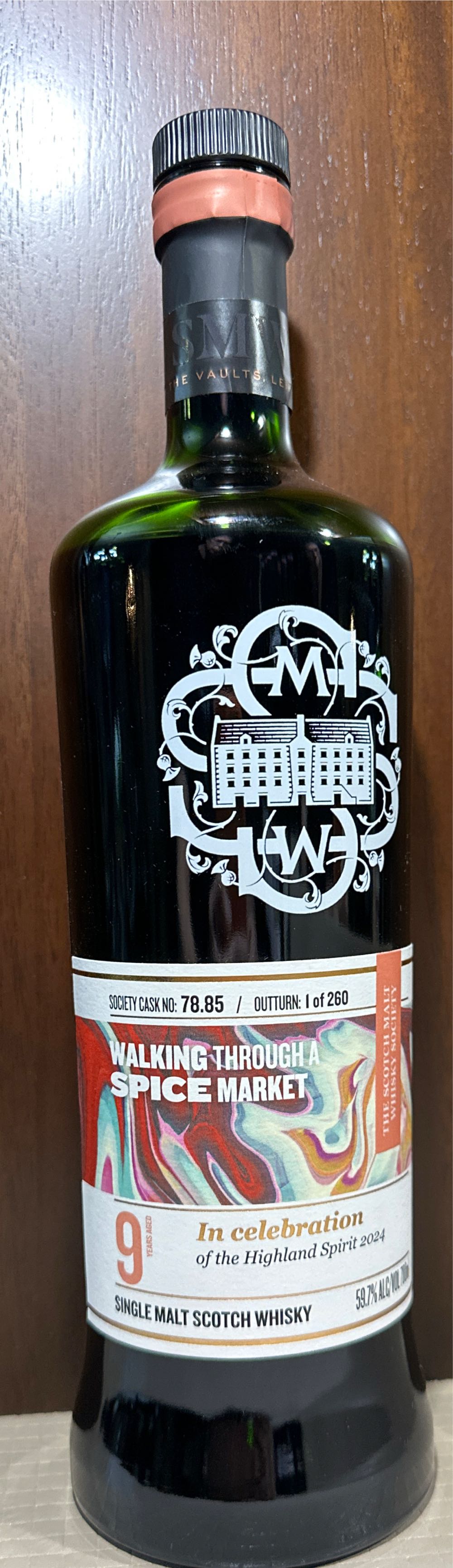 Ben Nevis 9yr SMWS 78.85 Walking Through Spice Market - Ben Nevis (700 mL) alcohol collectible - Main Image 2